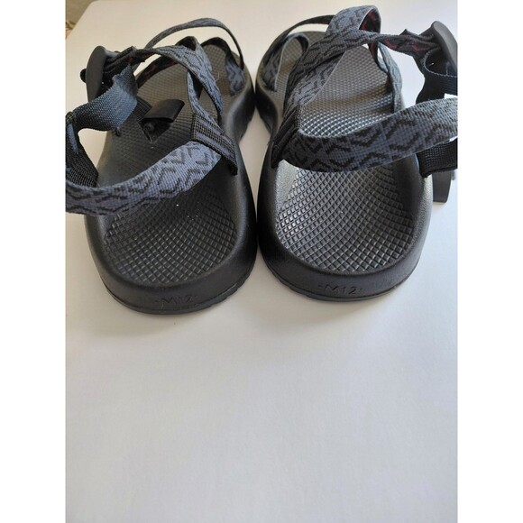 CHACO- Men\'s 12  Grey & Black RIVER WATER Shoes Hiking Sports Sandals  Toe Loop main image 12